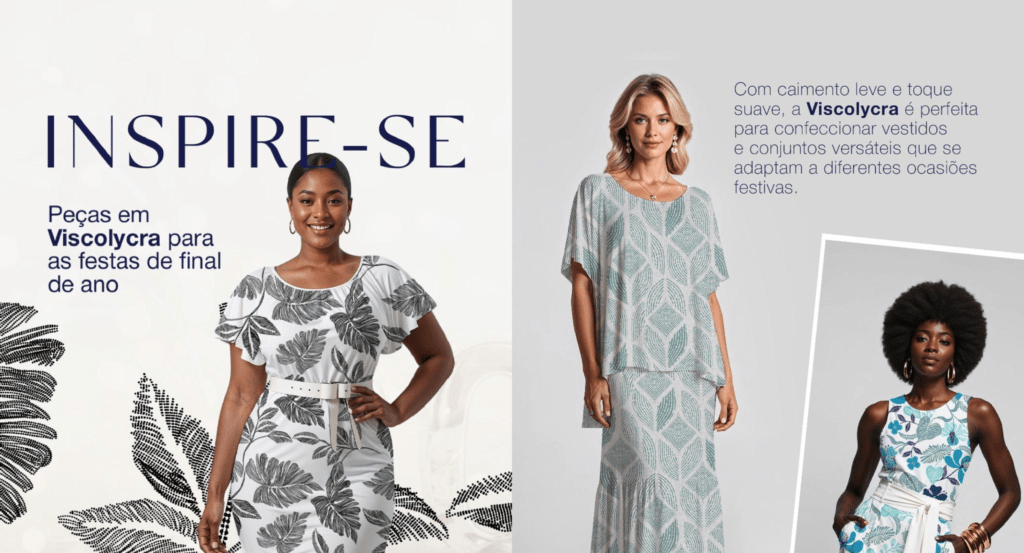 Looks para as festas de final de ano: Vestidos e Conjuntos em Viscolycra